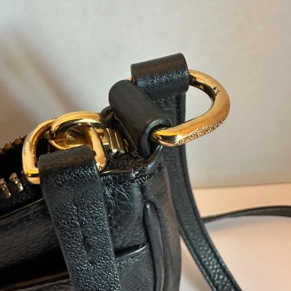 Marc Jacobs Black Pebbled Leather Crossbody Bag - Picture 9 of 9